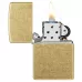 Зажигалка бензиновая Zippo Regular Street Brass Золотистая (48267)