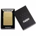 Зажигалка бензиновая Zippo Regular Street Brass Золотистая (48267)
