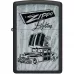 Зажигалка бензиновая Zippo 218 Car Ad Design Черно-серая (48572)
