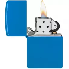 Зажигалка бензиновая Zippo Sky Blue Matte Голубая (48628)