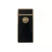 Електроімпульсна запальничка USB Tycoon дві дуги Чорно-золотиста подарункова коробка(100674)