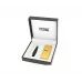 Електроімпульсна запальничка USB Tycoon дві дуги Чорно-золотиста подарункова коробка(100674)