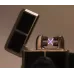 Електроімпульсна запальничка USB Tycoon дві дуги Чорно-золотиста подарункова коробка(100674)