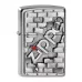 Зажигалка бензиновая Zippo The Wall Emblem Satin Chrome Cатин хром (2003963)