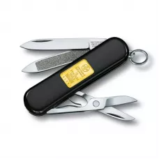 Складной нож Victorinox Classic Gold с золотым слитком весом 1 грамм (0.6203.87)