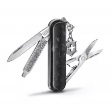 Складной нож Victorinox Classic SD Brilliant Carbon 58 мм 5 функций рукоять из карбона (0.6221.90)