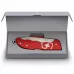 Складной нож Victorinox Evoke Alox 136мм 4 функции Красный подарочная коробка (0.9415.D20)