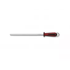 Точило мусат Victorinox Dual Grip 30см круглая форма мелкозернистое напыление Черно-красная ручка (7.8511)