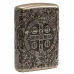 Зажигалка бензиновая Zippo Armor St. Benedict Antique Brass (29719)