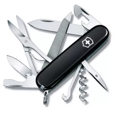 Складной нож Victorinox Mountaineer 91мм 8 функций Черный (1.3743.3)