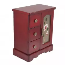 Шафка-скринька під прикраси King Wood, вишня (JF-B3017C)