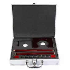 Набір для офіс-гольфу Z.F.Golf з дерев'яною лункою, клюшкою, два м'ячі в алюмінієвому кейсі (A-2032A-2)