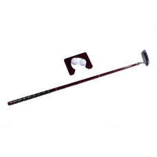 Набір для офіс-гольфу Z.F.Golf з дерев'яною лункою, клюшкою, два м'ячі, в зіп-пакеті (A-2031S-2)