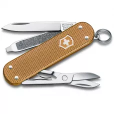 Нож-брелок Victorinox Classic SD Alox Colors Wet Sand 58 мм Коричневый (0.6221.255G)
