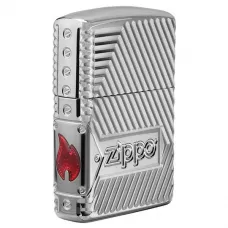 Зажигалка бензиновая Zippo Bolts Design Armor (29672)