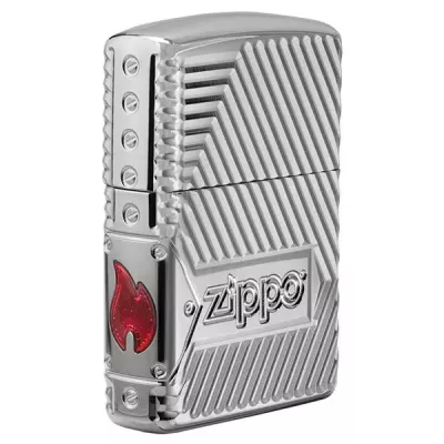 Зажигалка бензиновая Zippo Bolts Design Armor (29672)
