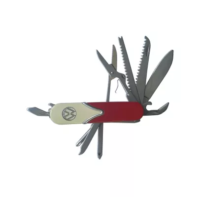 Складной нож Volkswagen Licences Multi FCT Knife 10 инструментов Желто-красный (40610042YERE)