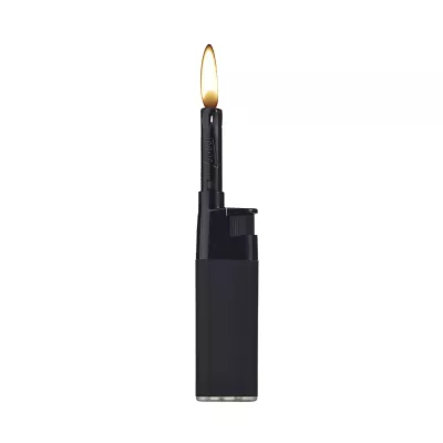 Зажигалка газовая пьезо для кухонь и каминов Champ Prof Fixflame Black Rubber Cobia Черная (40411716)