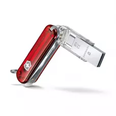 Швейцарский нож Victorinox Work 58 мм 8 функций USB флешка 32 Гб Красный (4.6235.TG32B1)