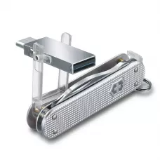 Швейцарский нож Victorinox Work 58 мм 6 функций USB флешка 32 Гб Серебристый (4.6261.26G32B1)