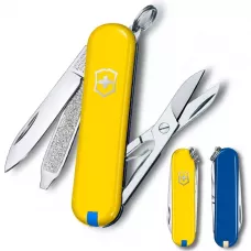 Складной нож Victorinox Classic SD Ukraine Желто-синий (0.6223.8G.2)
