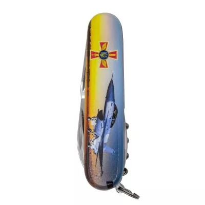 Складной нож Victorinox Spartan Army Самолет и Эмблема ВС ВСУ (1.3603.3_W3040p)