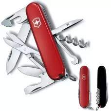 Складной нож Victorinox Climber Ukraine Красно-черный (1.3703.1.3)