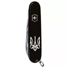 Складной нож Victorinox Huntsman Ukraine Трезубец готический белый (1.3713.3_T0630u)