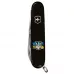 Складной нож Victorinox Climber Ukraine Герб Украины с цветочным флагом (1.3703.3_T1280u)