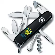 Складной нож Victorinox Climber Ukraine Трезубец с сердцем и I love Ukraine (1.3703.3_T1310u)