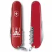 Складной нож Victorinox Huntsman Ukraine Козак с саблями белый (1.3713_T1110u)