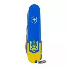 Складной нож Victorinox Huntsman Ukraine Герб на флаге (1.3713.7.T3030p)
