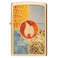 Бензиновая зажигалка Zippo 254B Elements Of Earth Design (48729)