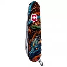 Складной нож Victorinox Climber Zodiac Сапфировый дракон 91 мм 14 функций (1.3703.Z3260p)