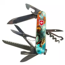 Складной нож Victorinox Huntsman Zodiac Боевой дракон (1.3713.7.Z3230p)