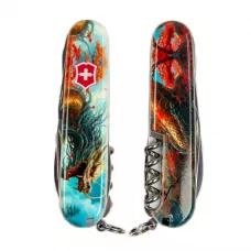 Складной нож Victorinox Huntsman Zodiac Боевой дракон (1.3713.7.Z3230p)