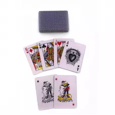 Карты игральные BCG пластиковое покрытие Синяя рубашка (DN34822BL) DUKE