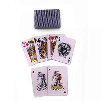 Карты игральные BCG пластиковое покрытие Синяя рубашка (DN34822BL) DUKE