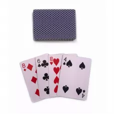 Карты игральные BCG пластиковое покрытие Синяя рубашка (DN34822BL) DUKE