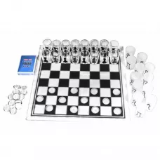 CDJ03-3 набор "DUKE" из 3 игр: шахматы, шашки, карты