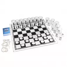 CDJ03-3 набор "DUKE" из 3 игр: шахматы, шашки, карты