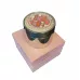 Скринька "Jardin D'ete" метал, кристали, емаль, дзеркальний хром 8,5х8,5х7 см (J98-0419)