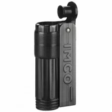 Запальничка бензинова IMCO Triplex Super 6700P Oil Brass gunmetal IMCO Logo Black чорний хром (IM1800023)