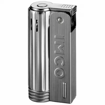 Запальничка бензинова IMCO Junior 6600 Oil chrome nickel IMCO Logo сріблястий хром (IM1800012)