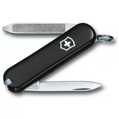 Складаний ніж Victorinox Escort 58 мм 6 функцій Чорний (0.6123.3)