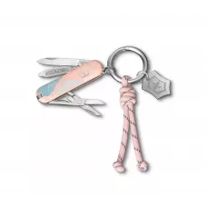 Складаний ніж-брелок 58 мм Victorinox Classic SD Paris Style, 7 функцій, рожевий (0.6223.E221)