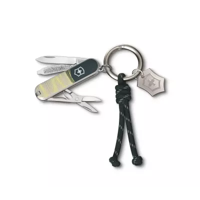 Складаний ніж-брелок 58 мм Victorinox Classic SD New York Style, 7 функцій, сірий (0.6223.E223)