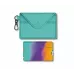 Швейцарська карта Victorinox Swiss Card Classic Sydney Style чохол у комплекті, 10 функцій, зелений/фіолетовий/жовтий (0.7100.E222)