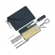 Швейцарська карта Victorinox Swiss Card Classic New York Style чохол у комплекті, 10 функцій, темно-сірий/бежевий (0.7100.E223)