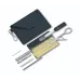 Швейцарська карта Victorinox Swiss Card Classic New York Style чохол у комплекті, 10 функцій, темно-сірий/бежевий (0.7100.E223)
